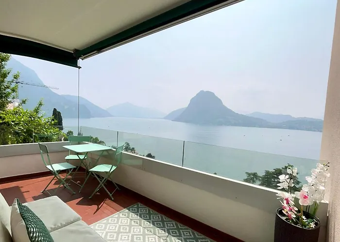 The Grand Vista - View & Parking * ルガーノ